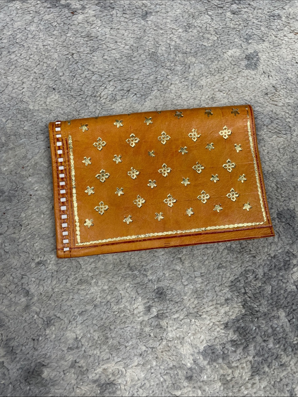Vintage Leather Bifold 22 Carats Florentine Wallet Bohemian - Picture 3 of 12